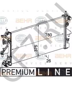 1340359080 CITROËN (DF-PSA) Радиатор, охлаждение двигателя в городе Королёв