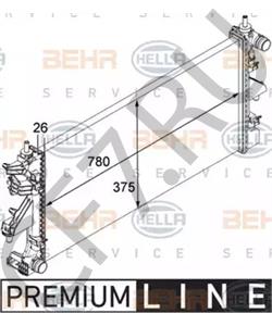 1330Q3 CITROËN (DF-PSA) Радиатор, охлаждение двигателя в городе Королёв