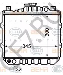 17700-84200 MARUTI Радиатор, охлаждение двигателя в городе Королёв