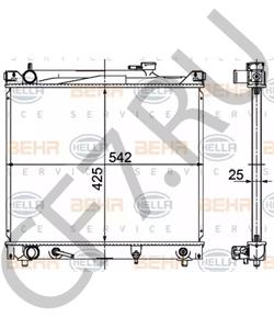 1770077E30 Dar Радиатор основной SUZUKI ESCUDO / GRAND VITARA J20A / H20A / H25A 94-04 в городе Королёв