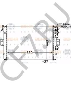 99487905 ASTRA Радиатор, охлаждение двигателя в городе Королёв
