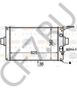 93813747 SANTANA Радиатор, охлаждение двигателя в городе Королёв