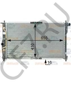 P96182260 ZAZ Радиатор, охлаждение двигателя в городе Королёв