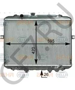 253104B001 SAMSUNG Радиатор СОД Porter, в городе Королёв