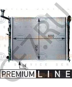 253102H000 HCC Радиатор охлаждения двигателя МКПП HALLA ( ) в городе Королёв