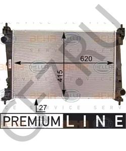 55700617 ABARTH Радиатор, охлаждение двигателя в городе Королёв