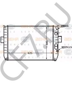 938.18439 ZASTAVA Радиатор, охлаждение двигателя в городе Королёв