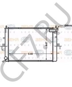GRD1055 ROEWE (SAIC) Радиатор, охлаждение двигателя в городе Королёв