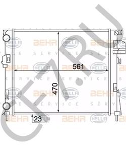 4414161 BARREIROS Радиатор, охлаждение двигателя в городе Королёв
