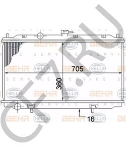 21410BM400 AWD Радиатор, охлаждение двигателя в городе Королёв