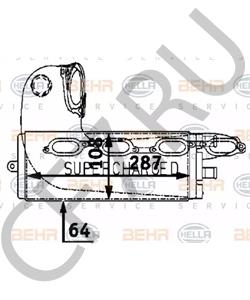 J814 44 JAGUAR Интеркулер в городе Королёв