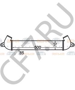 46779532 ALFAROME/FIAT/LANCI Интеркулер в городе Королёв