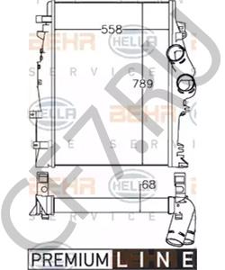 A9735010301 DAIMLER Интеркулер в городе Королёв