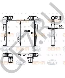 002 501 03 01 EVOBUS Интеркулер в городе Королёв
