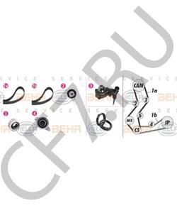 1040678 MOSKVICH Натяжной ролик, ремень ГРМ в городе Королёв