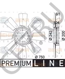 000 500 03 64 EVOBUS Крыльчатка вентилятора, охлаждение двигателя в городе Королёв