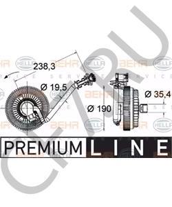 25790869 BUICK Сцепление, вентилятор радиатора в городе Королёв