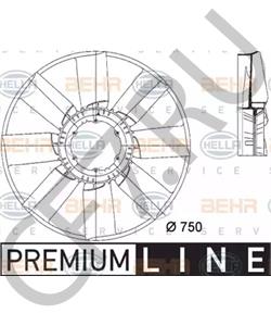 0321-030-475 SOLARIS Крыльчатка вентилятора, охлаждение двигателя в городе Королёв