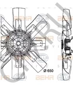 54 30 007 610 RENAULT TRUCKS Вентилятор, охлаждение двигателя в городе Королёв