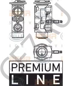 64 11 6 921 051 BMW (BRILLIANCE) Расширительный клапан, кондиционер в городе Королёв