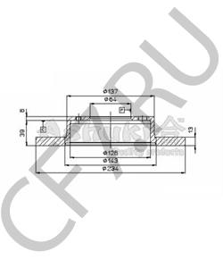 MB699280 EAGLE Тормозной диск в городе Королёв