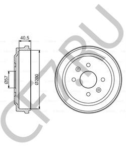 96470999 PONTIAC Тормозной барабан в городе Королёв