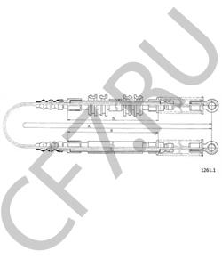 5969735 INNOCENTI Трос, стояночная тормозная система в городе Королёв