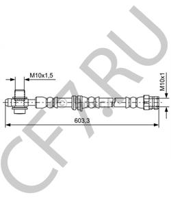 5N0 611 701 VW (SVW) Тормозной шланг в городе Королёв