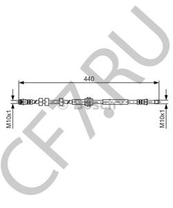 8K0611775F AUDI (FAW) Тормозной шланг в городе Королёв