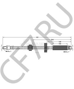 4806 K7 DS Тормозной шланг в городе Королёв
