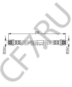 1T0 611 775 VW (SVW) Тормозной шланг в городе Королёв
