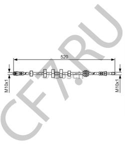 8K0611707E AUDI (FAW) Тормозной шланг в городе Королёв