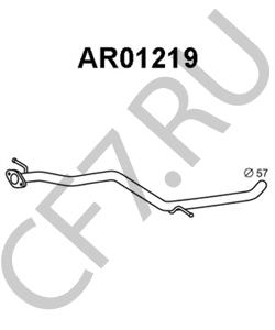 60677363 ALFAROME/FIAT/LANCI Труба выхлопного газа в городе Королёв