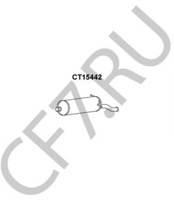 1726.KJ CITROËN Глушитель выхлопных газов конечный в городе Королёв