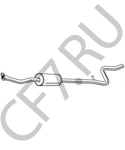 1717.V9 CITROËN Средний глушитель выхлопных газов в городе Королёв