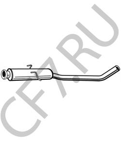 1717.33 CITROËN Средний глушитель выхлопных газов в городе Королёв