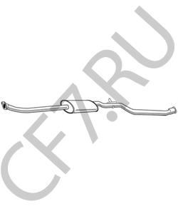 1717.N0 CITROËN Средний глушитель выхлопных газов в городе Королёв