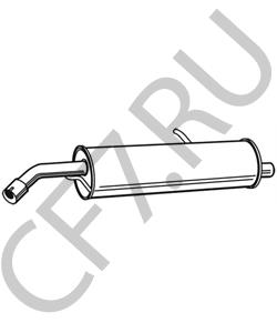 173087 CITROEN/PEUGEOT Глушитель [ORG в городе Королёв