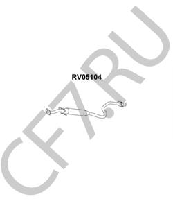 GEX33542 AUSTIN-HEALEY Средний глушитель выхлопных газов в городе Королёв
