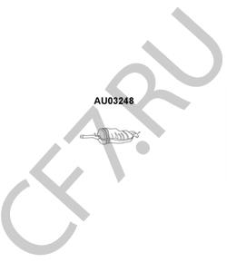 8E0.253.609 BA AUDI Глушитель выхлопных газов конечный в городе Королёв