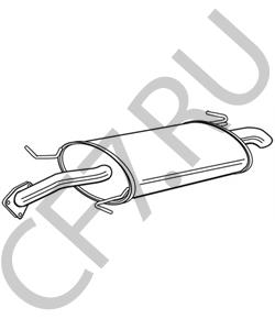 MR373950 MITSUBISHI LONSDALE Глушитель выхлопных газов конечный в городе Королёв