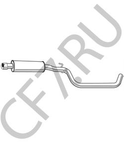 1K0.253.209 B VW Предглушитель выхлопных газов в городе Королёв