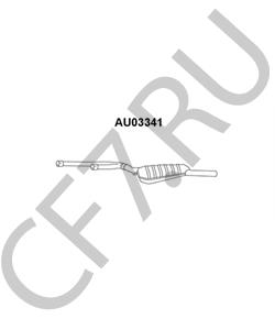 8D0.253.409 BA AUDI Средний глушитель выхлопных газов в городе Королёв