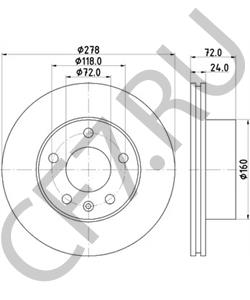 545110026 LDV Тормозной диск в городе Королёв
