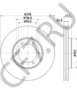 602550 LTI Тормозной диск в городе Королёв
