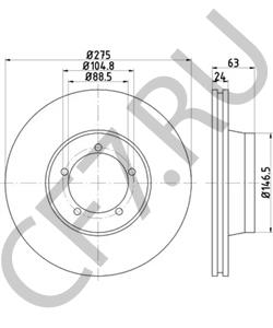 PBU2000 LDV Тормозной диск в городе Королёв