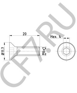 11570339 GMC Болт, диск тормозного механизма в городе Королёв
