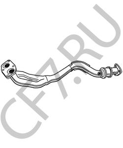 60626895 ALFAROME/FIAT/LANCI Труба выхлопного газа в городе Королёв
