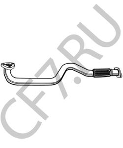 60664943 ALFAROME/FIAT/LANCI Труба выхлопного газа в городе Королёв