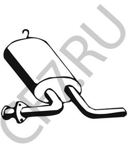 GEX3947 AUSTIN Предглушитель выхлопных газов в городе Королёв